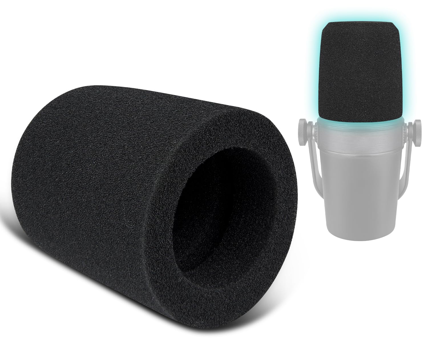 SOULWIT 2Pcs Microfoni Filtro Pop per Shure MV7/MV7X, Protezione